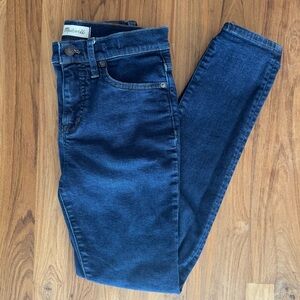Madewell Jeans Women’s 26 Midrise Skinny Jeans 27” Inseam Dark Wash